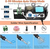 Preciva Soldering Station 927IV 130W Magnifier 5 Tips Dual LCD Display view 6