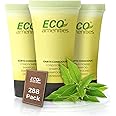 ECO Amenities Conditioning Shampoo, Travel Size Shampoo and Conditioner Sets, Mini Shampoo & Conditioner Sets - 2 in 1 Shampoo & Conditioner, Green Tea Scent, 0.75 Fl Oz (Pack of 288)