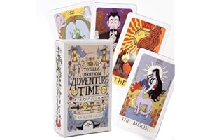 darispony Tarot Cards -Adventure Time Tarot 78 Pcs Pocket Edition Tarot Cards for Beginners Divination Tools Fortune Telling Game Board Game Cards (4.06" x 2.36")