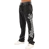 SCREENSHOT-Fleece Pants 5202 Mens Streetwear Urban Stack Fit Fleece Pants - NYC Street Fashion Sweatpants Ribbed Wasteband
