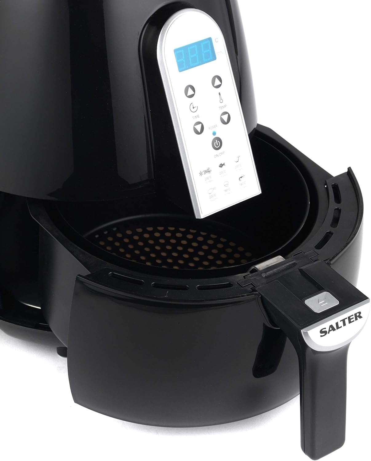 Salter EK2559 XL Hot Air Fryer with Non-Stick Basket| Digital Touch Sensitive Controls | Adjustable Timer | Healthier Oil Free Cooking | 4.5 Litre |1500 W|, Black - Image 4