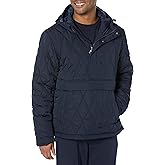 Amazon Essentials Mens Anorak Hooded Quarter-Zip Puffer Coat