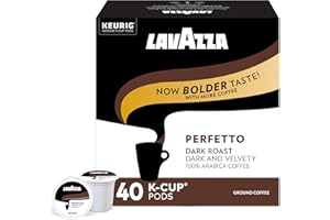 Lavazza Perfetto Single-Serve Coffee K-Cups for Keurig Brewer 40 Count (Pack of 1)(Packaging May Vary)