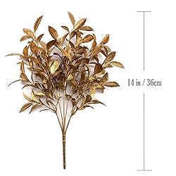 CATTREE Artificial Golden Plants for Christmas