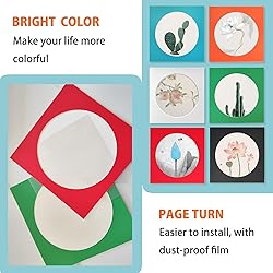 YIYINOE 10x10 Picture Frame Set of 6,Paper Photos