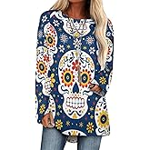 Raglan Long Sleeve T-Shirt Womens Shirts Casual Loose Tunic Top Fit for All Season