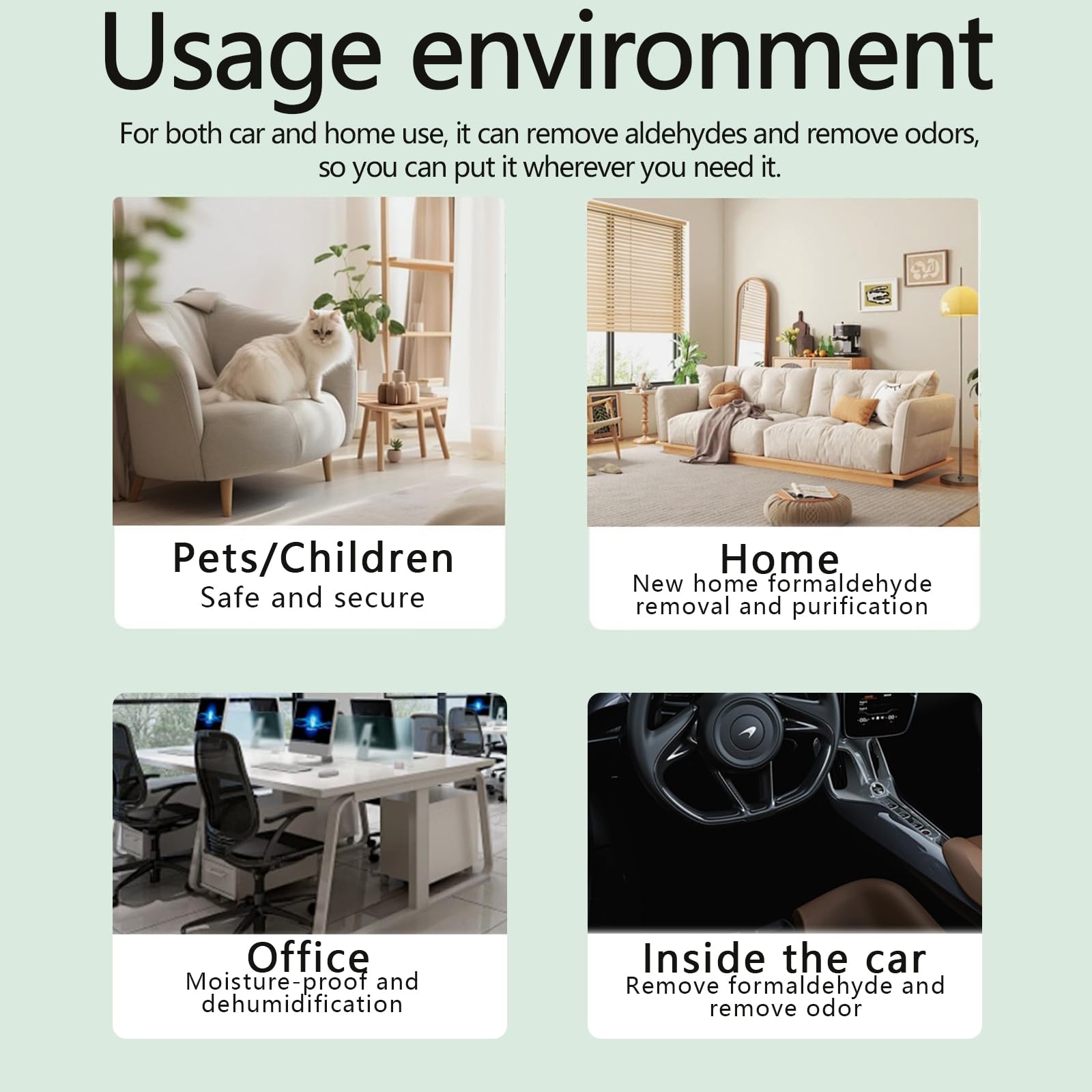 10 Pack Activated Charcoal Odor Absorbe Trash Can Deodorizer, Car Air Freshener, Shoe Deodorizer, Odor Eliminators For Storng Odor,50g/pack