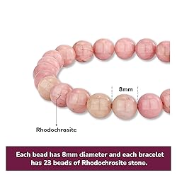 Crystal Vibe Rhodochrosite Crystal Bracelet for