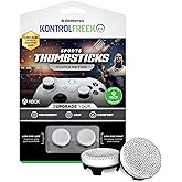KontrolFreek Clutch for Xbox One and Xbox Series X Controller | Performance Thumbsticks | 2 Low-Rise Concave | Black & White