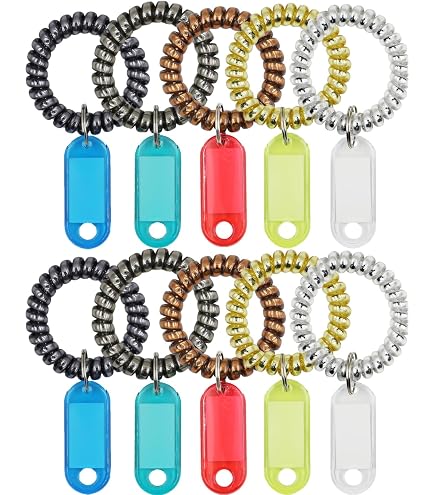 Women's Wristlet Keychain Holder – Stretchy Bracelet Band For Keys, Great For Gym, Pool, Sauna & Outdoor Activities - View #5