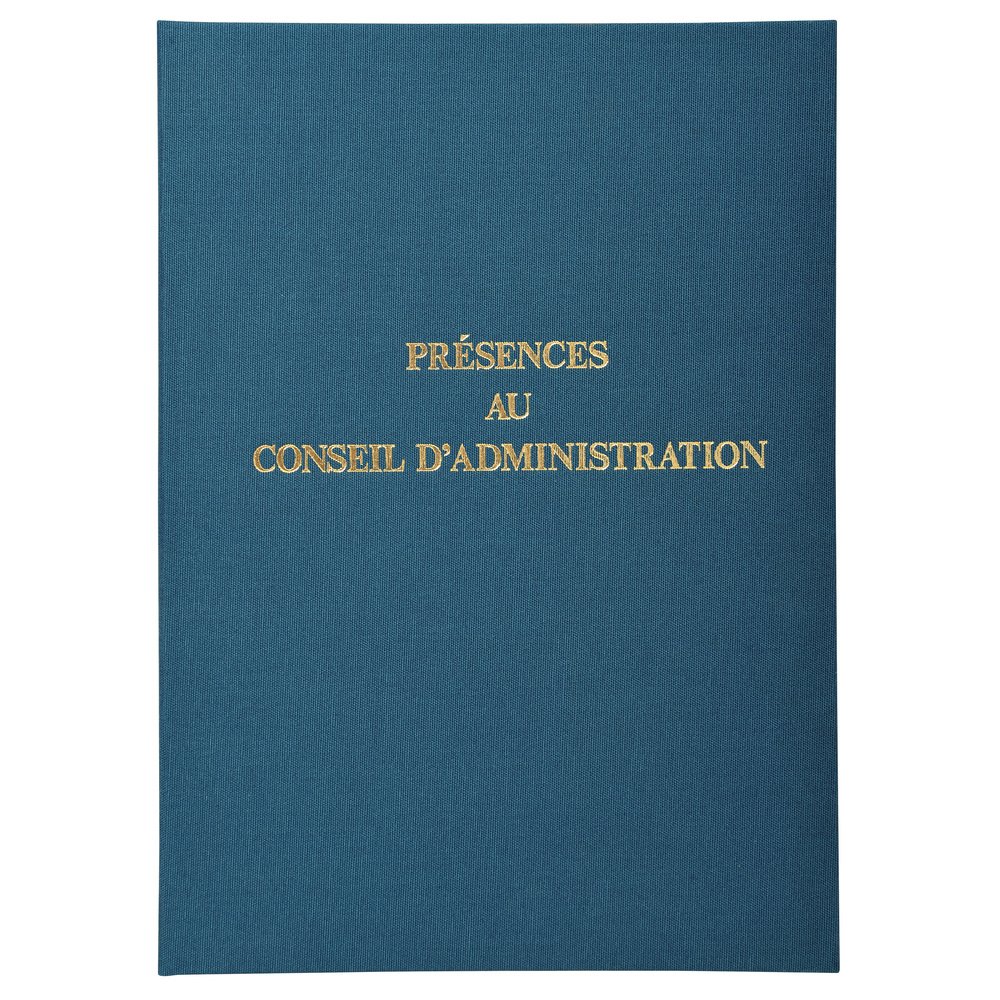 Exacompta A4 Vertical Presence of the Board Legal Records Book, 100 Pages (French)