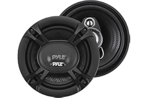 PYLE 3-Way Universal Car Stereo Speakers - 300W 6.5” Triaxial Loud Pro Audio Car Speaker Universal OEM Quick Replacement Comp