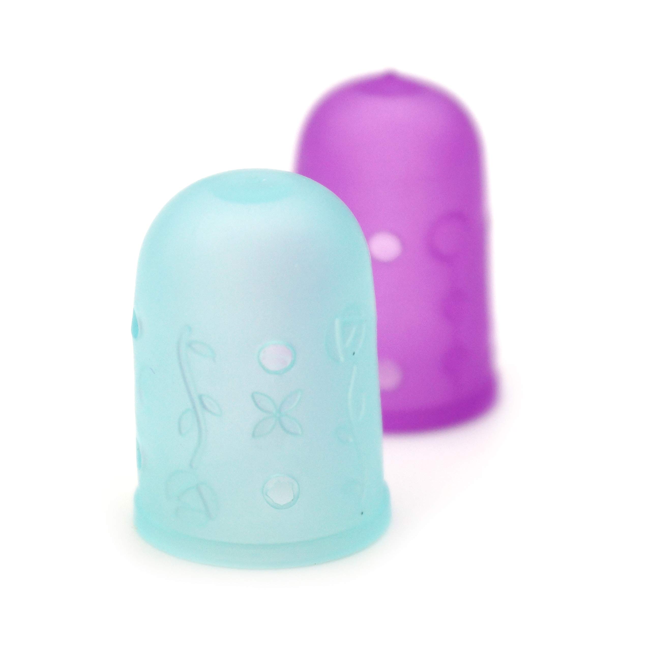 Clover I Sew for Fun Flexible Set Thimble, purple and blue 2