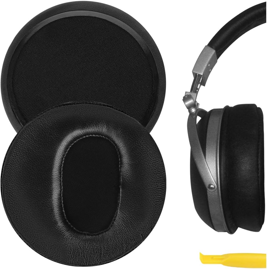Geekria Elite Sheepskin Replacement Ear Pads for DENON AH-D2000, D5000, D5200, D7000, D7200, D9200 Headphones Ear Cushions