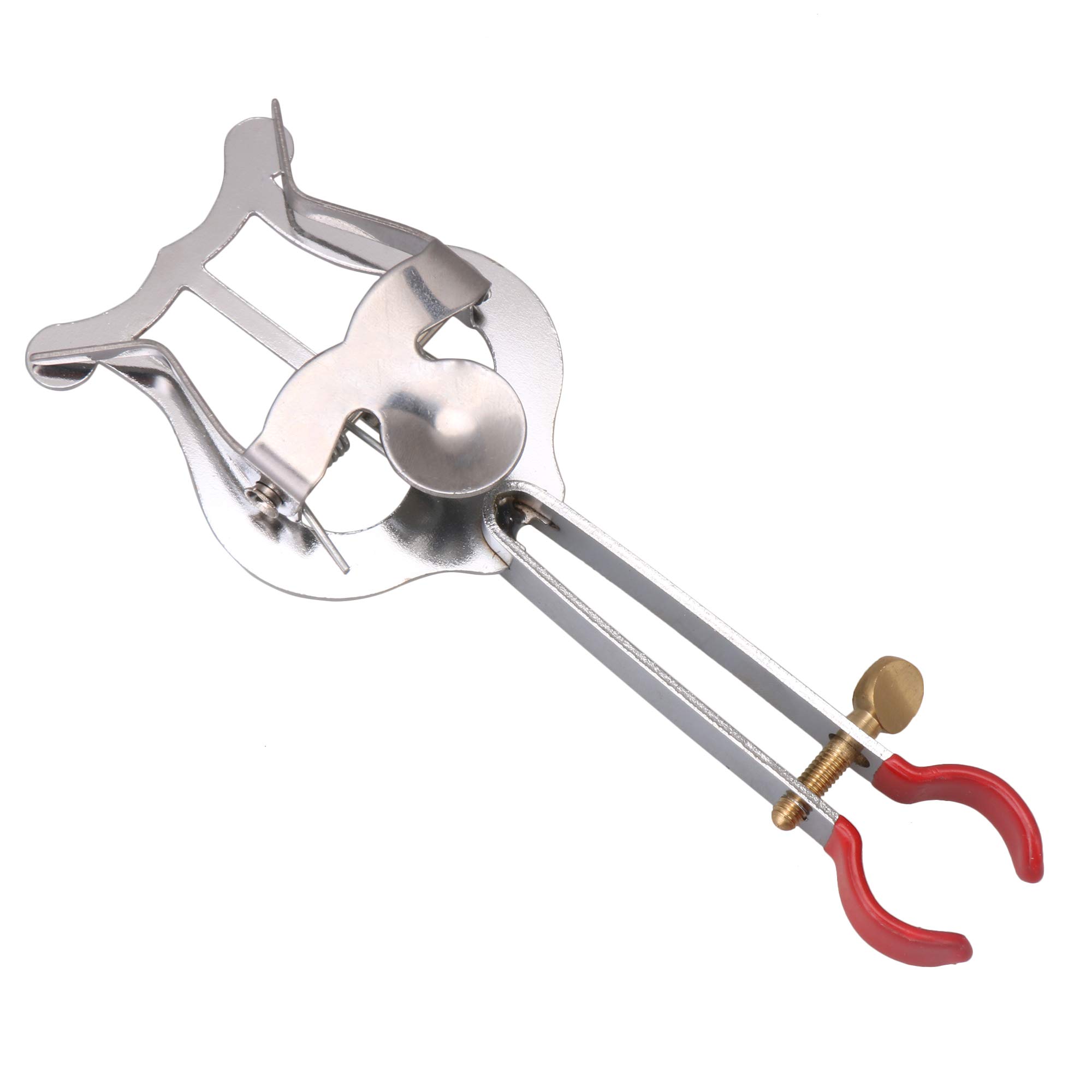 Yibuy 0.39inch to 0.87Inch silver portable small metal electroplating travel spectral clip