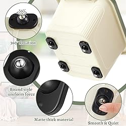 Honoson 36 Pcs Self Adhesive Caster Wheels