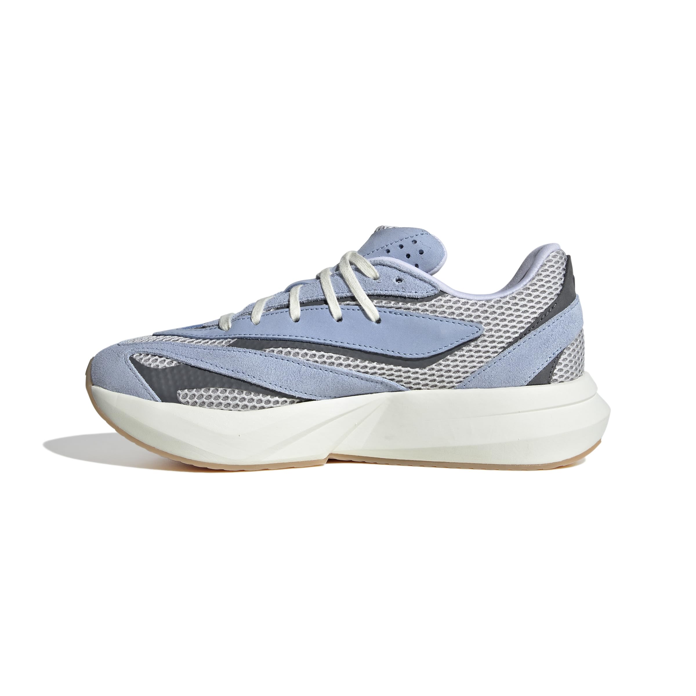 Adidas Women’s Lightstride, Blue/Silver Metallic/Grey, 6