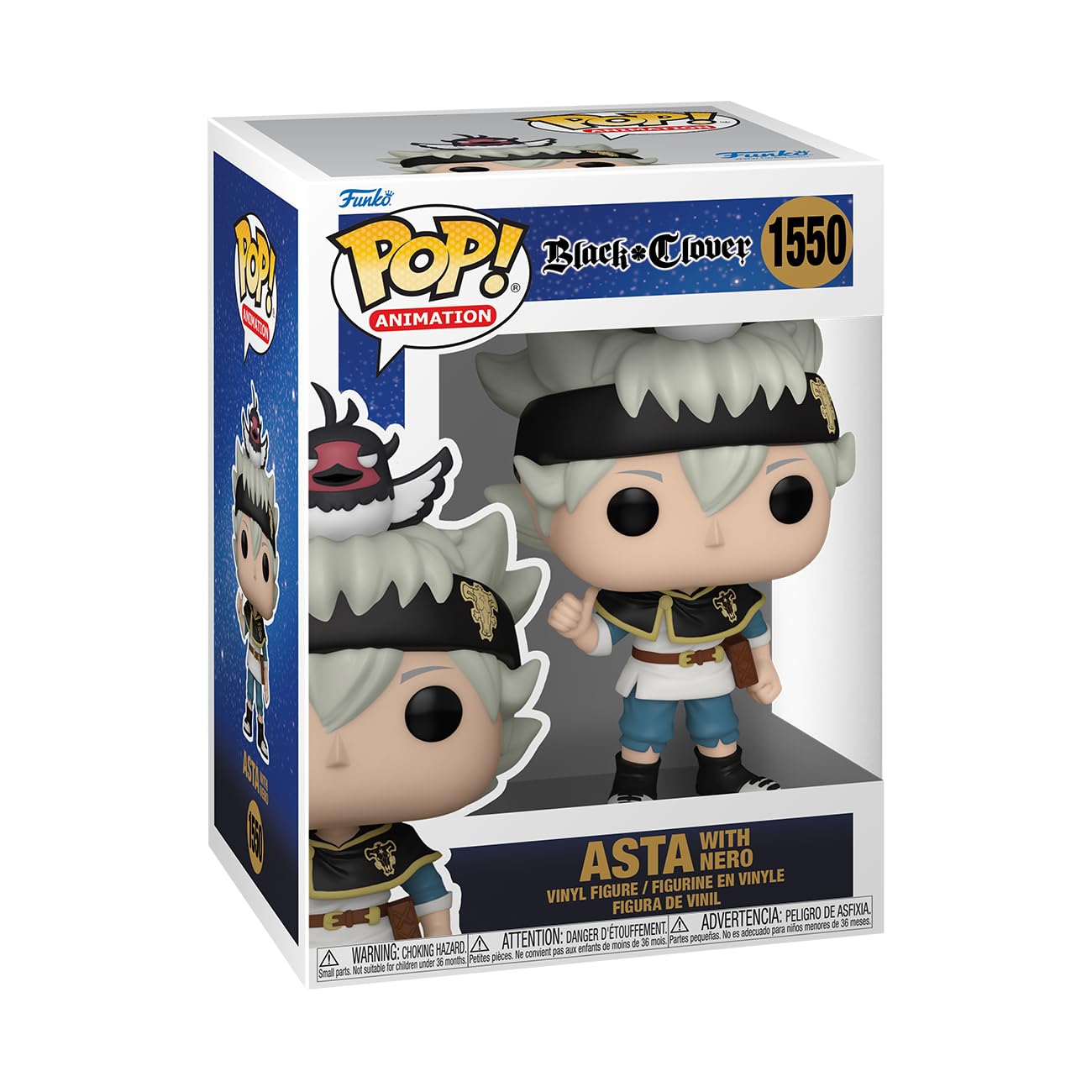 Funko POP! Animation: Black Clover - Asta With Nero - Collectable Vinyl Figure - Gift Idea - Official Merchandise - Toys for Kids & Adults - Anime Fans - Model Figure for Collectors and Display