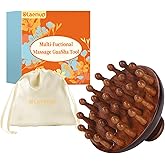 Olaemuo Wooden Scalp Massager for Hair Growth｜Full Body Massage Tool｜Scalp Brush｜Gua Sha｜Portable Massage Tool