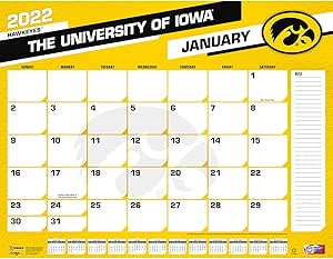 University Of Iowa Academic Calendar 2022 2023 Amazon.com: Turner Sports Iowa Hawkeyes 2022 22X17 Desk Calendar  (22998061492) : Everything Else