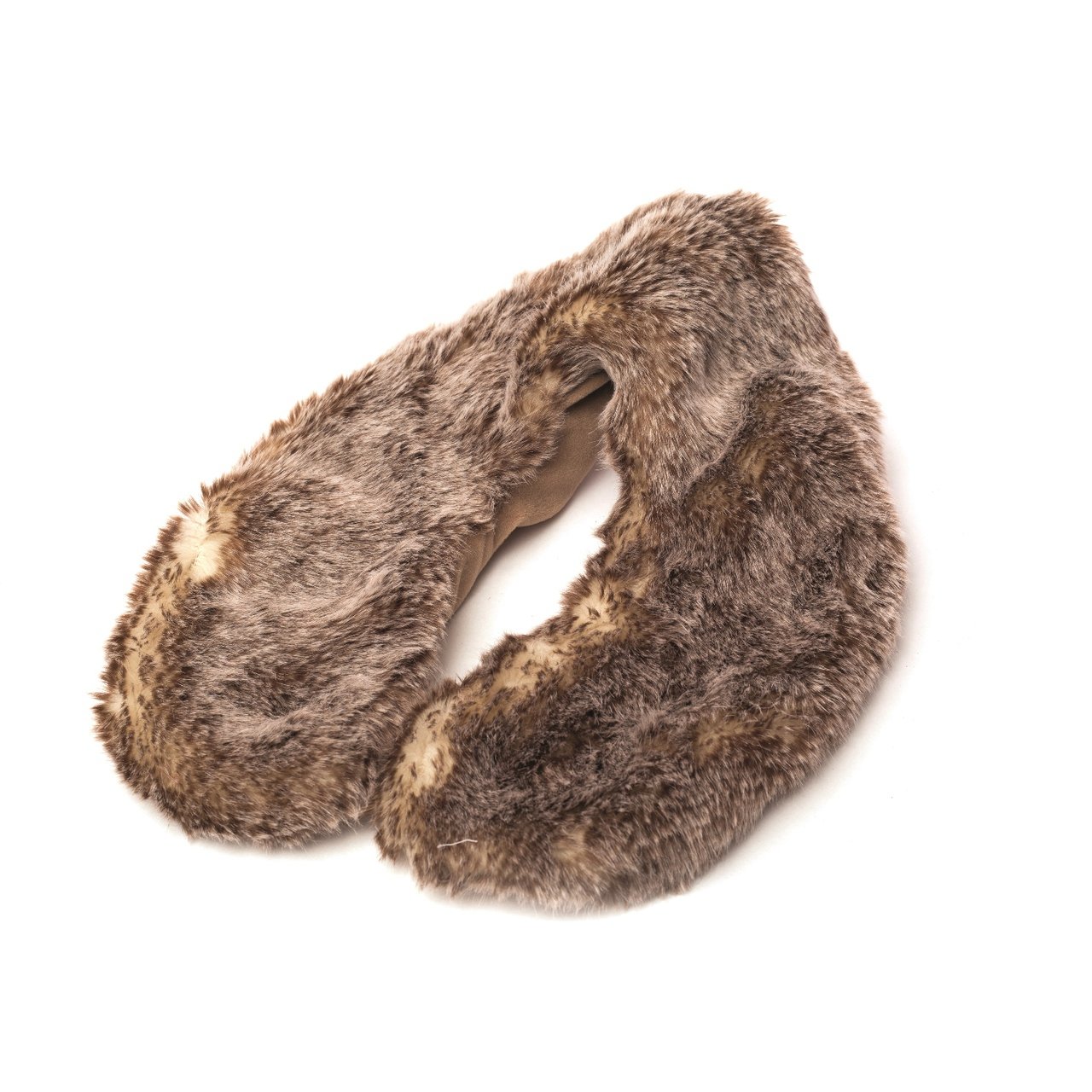 Warmies Wolf Fur Lavender Microwavable Neck Warmer