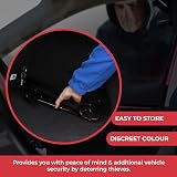 GADLANE Twin Bar Steering Wheel Lock with 2 Keys – Car Anti-Theft Device (Black) view 6