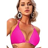 Navneet Halter String Triangle Bikini Top for Women Sexy Brazilian Swimsuit Bathing Suit Swim Top