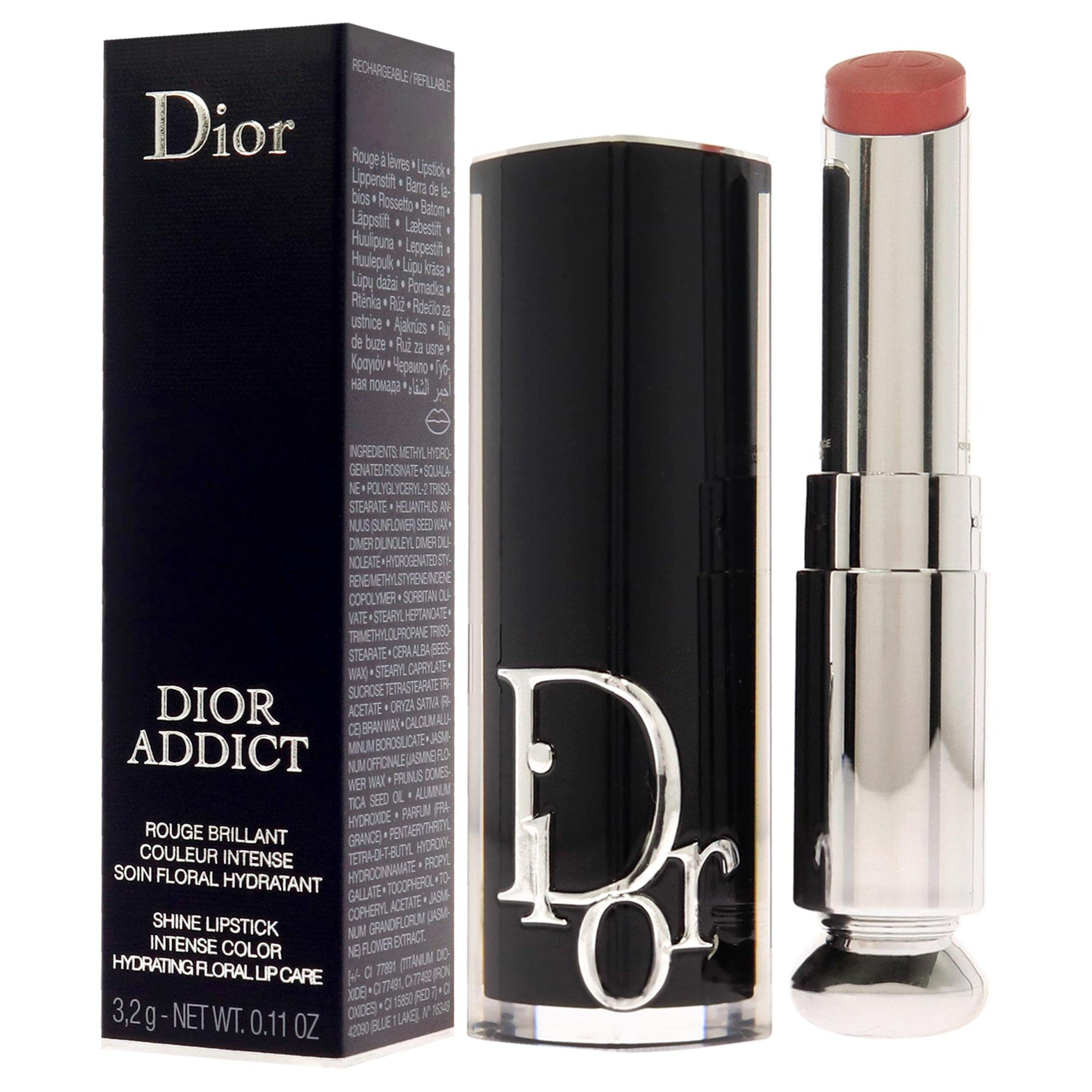 Dior Christian Addict Hydrating Shine Lipstick - 422 Rose Des Vents Lipstick (Refillable) Women 0.11 oz