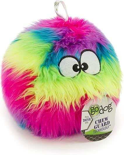 fuzzy ball dog toy