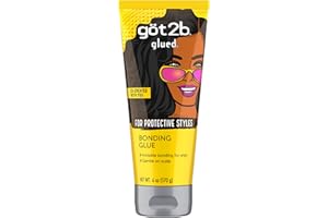 got2b Glued Bonding Glue, 6 Fl Oz, Invisible Wig Glue with Long-Lasting Hold, Dermatologist-Tested and Scalp-Friendly Formula with Pro-Vitamin B5, Easy Removal