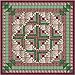 Quilt Kit English Rose/Quiting Treasure Fabrics
