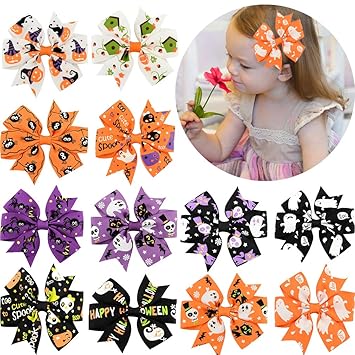 halloween bows for babies