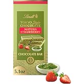 Lindt Tokyo Style Matcha Strawberry White Chocolate Candy Bar, 5.1 oz.