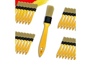 PANCLUB Not Chip Brush, Paint Brushes for Walls 1 inch 28 Pack, S.Chip Brush Never Lose Bristles - Small Package, 100% Plastic, for Paint, Glues, Stains and Completely Recyclable