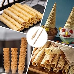 Luckforest Ice Cream Cone Molds, Egg Rolls Rolling