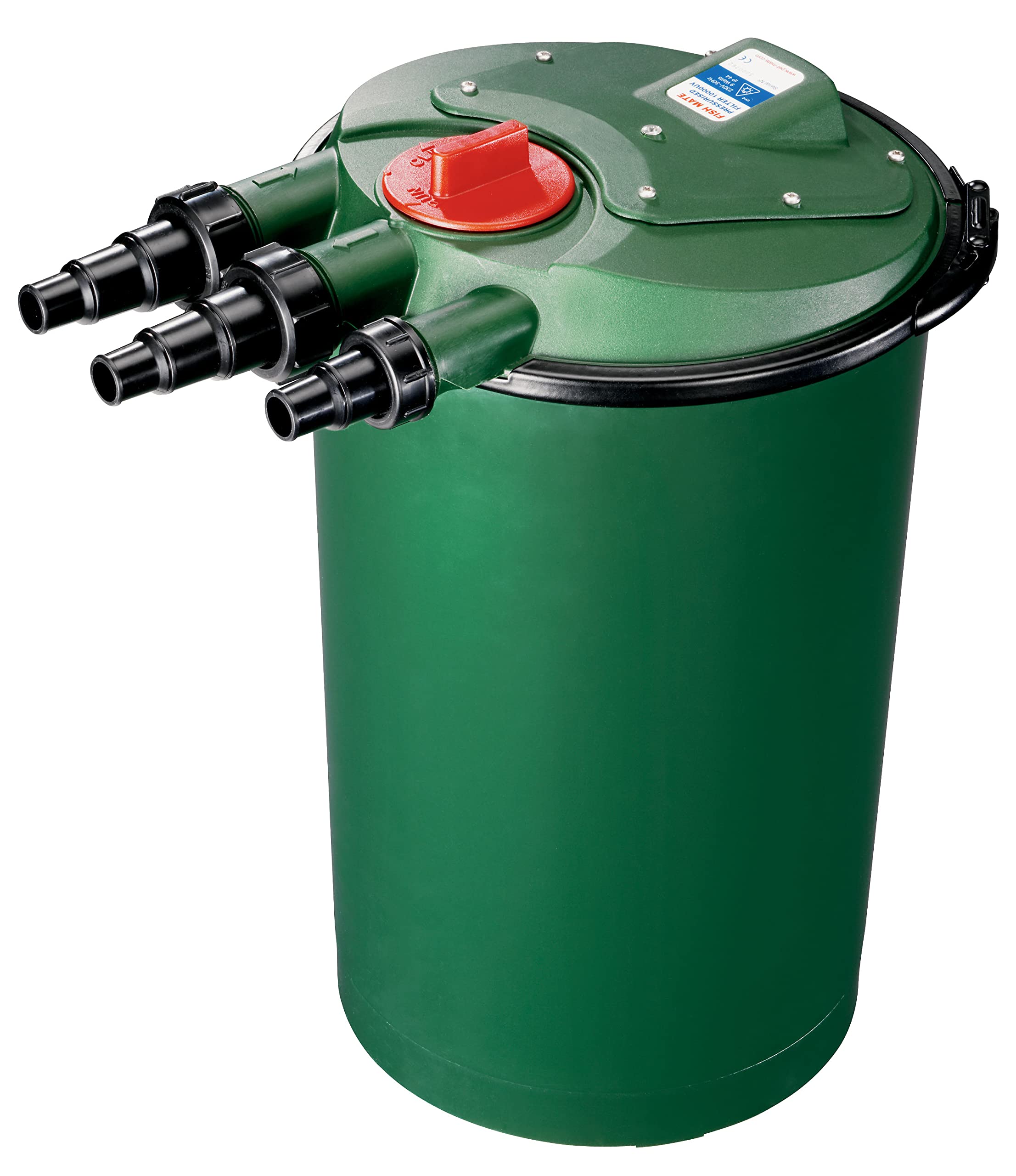 Fish Mate 15000 Pressurised Bio Garden Pond Filter - Automatic Cleaning System for Clear Water