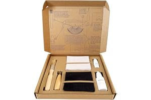 BSIE Typewriters Maintenance Kit - Dust Brush, Typewriter Oil, Polishing Cream, Typebar Cleaner, Fibre Clothes