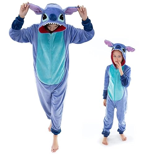 Snug Fit Unisex Adult Onesie Pajamas, Flannel Cosplay Animal