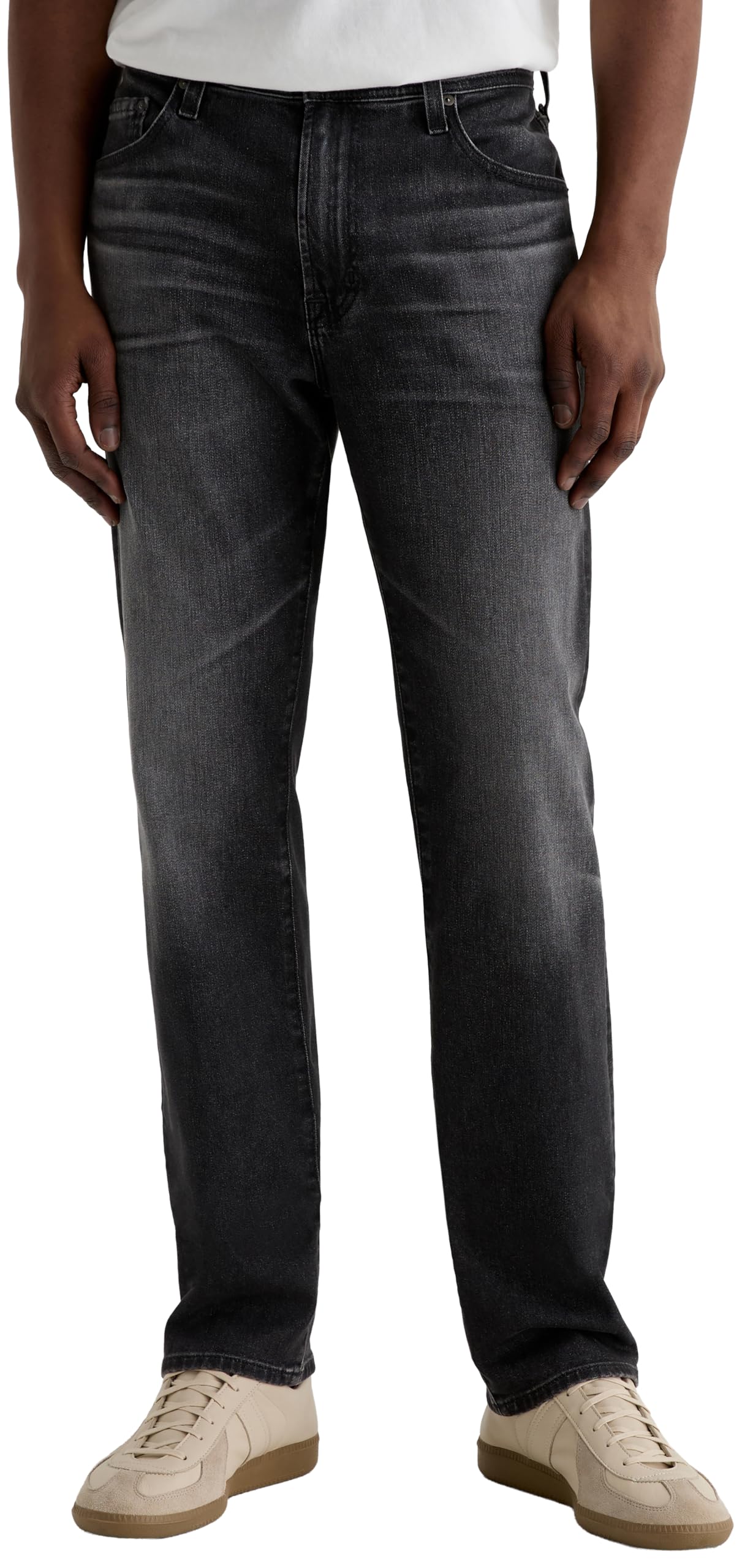 AG Adriano Goldschmied, Men’s, Everett Slim Straight Jean, Lobos, Size: 28, Inseam: 34