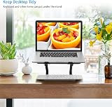 BoYata Laptop Stand Ergonomic Aluminum Height Adjustable 10-17 inch Black view 7