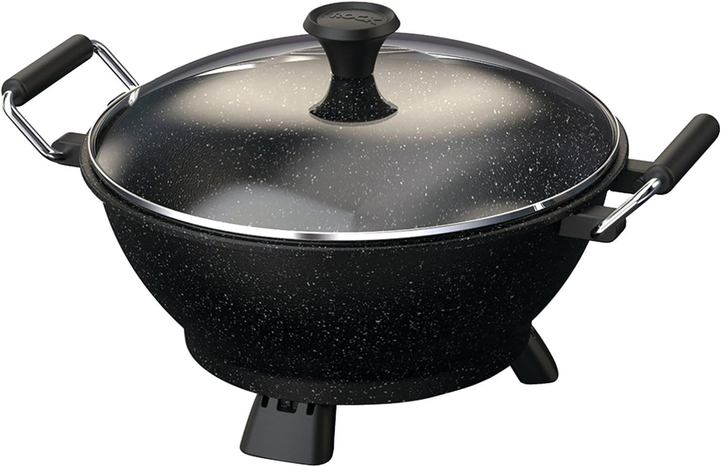 The Rock by Starfrit The Rock Elect Wok THE ROCK BY STARFRIT Amazon