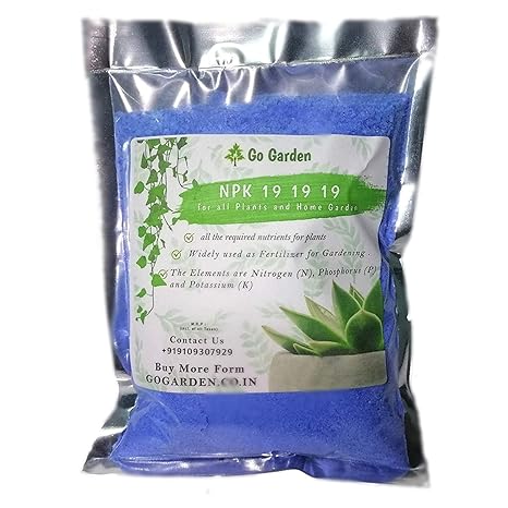 Go Garden NPK 19 19 19 Fertilizer for Plants and Gardening Purpose (450G)