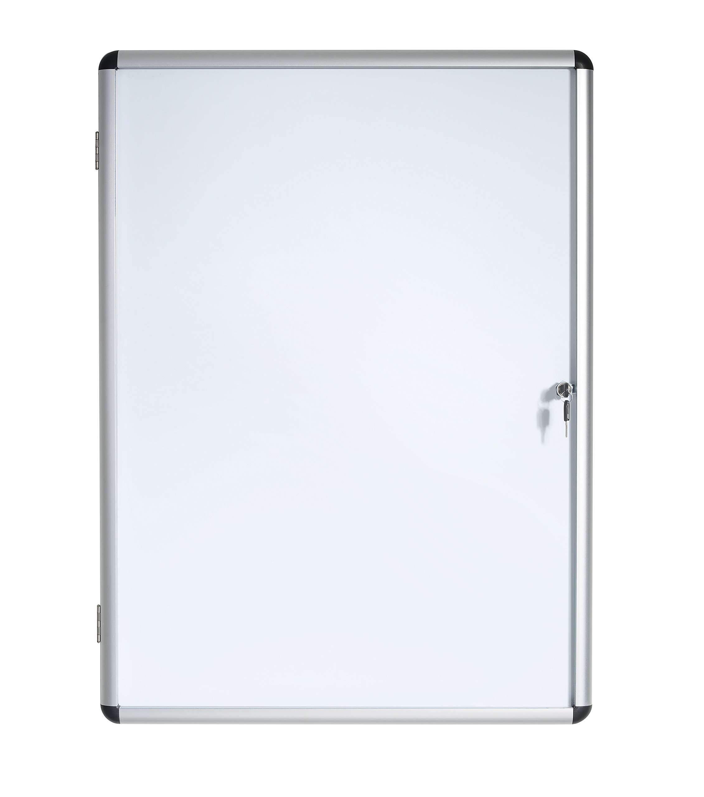 Bi-Office Magnetic Display Case Enclore, Lacquered Steel Surface, Acrylic Door, Aluminium Frame, 28 x 36.7 cm (1x A4)