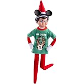 The Elf on the Shelf Disney Mickey Mouse Oh Deer Tee Set | Official Mickey Mouse t-shirt, iconic ears headband, ages 3+, Scout Elf not included