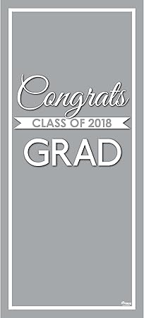 Amazon Com Victory Corps Class Banner Grey Outdoor Graduation