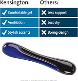 Kensington K62397AM Duo Gel Ergonomic Keyboard Wrist Rest 90x36x480mm Blue view 7