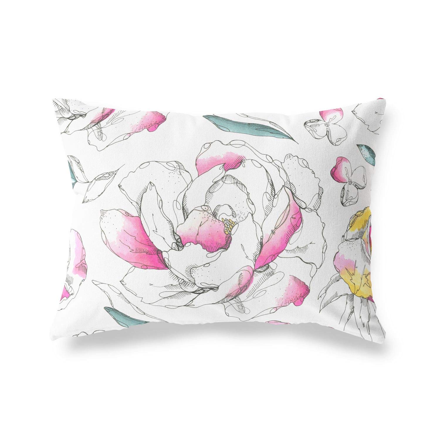 Bonamaison Decorative Cushion Cover Random Pattern, Throw Pillow Covers, Home Decorative Pillowcases for Livingroom, Sofa, Bedroom, Size:35x50 Cm - Designed and Manufactured in Turkey