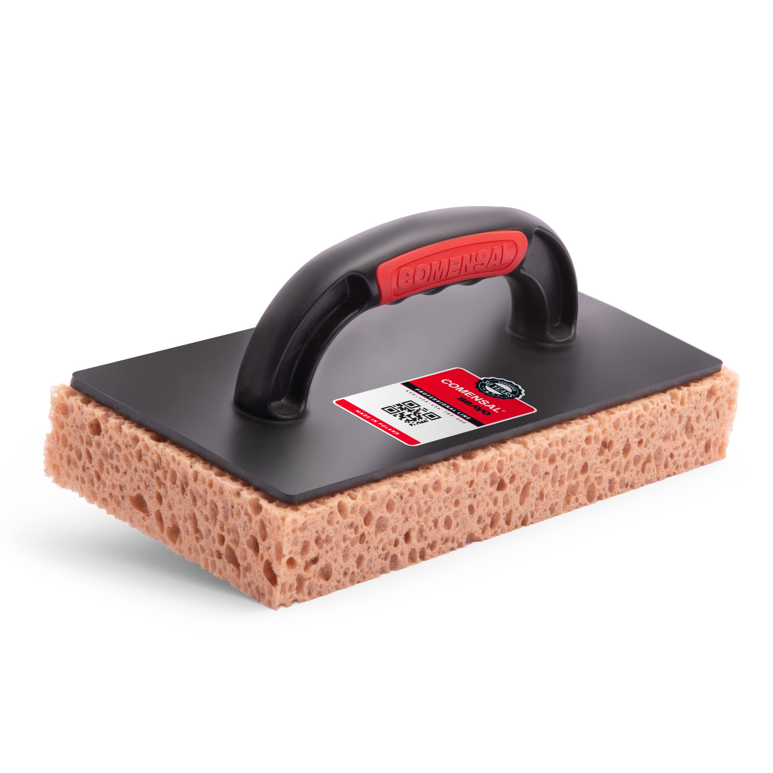 COMENSAL® Sponge Float - Hydro+ Sponge - High Absorbency Porous Sponge - Grouting Sponge - Tiling Sponge - Grout Float - Washboy Sponge - Made in EU - 11 x 5.5 Inch (280 x 140 mm)