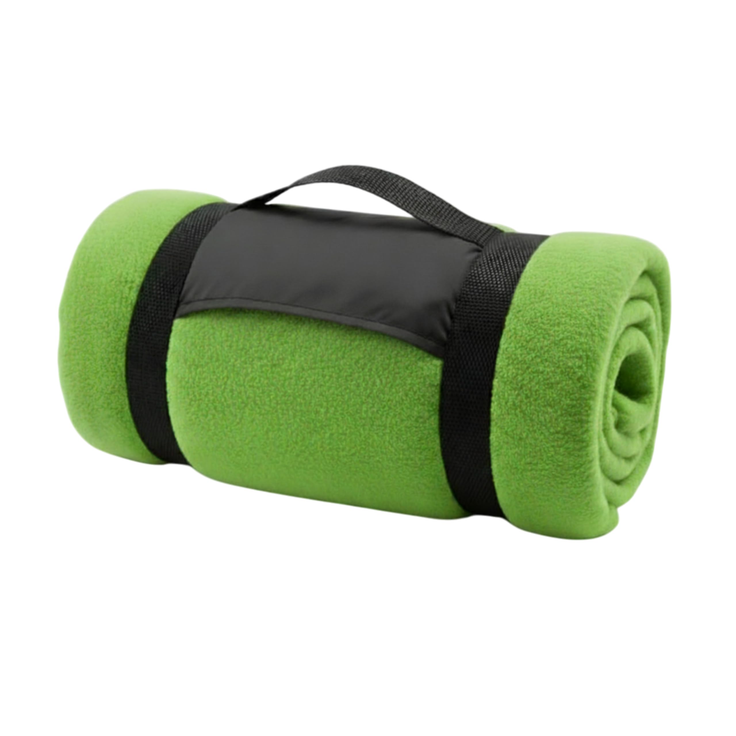 FUN FAN LINE | Super Soft Anti-Pill Fleece Throw Blanket for Sofa & Travel (51x63 in) + Reusable Hand Warmer | Thermal Blanket with Carry Handle | Thick Winter Quilt for Outdoor Use (Green) — image 1