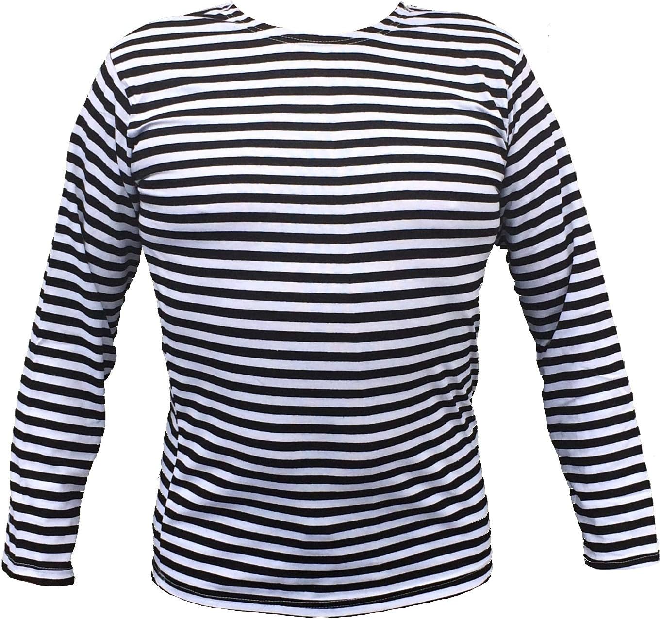 Striped Long Sleeve T-Shirt Summer Uniform Russian USSR Soviet Military Army Marines Navy Airborne